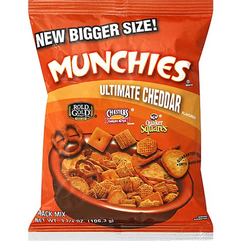 Munchies Snack Mix, Ultimate Cheddar, Bigger Size | Snacks, Chips & Dips | Houchen's My IGA