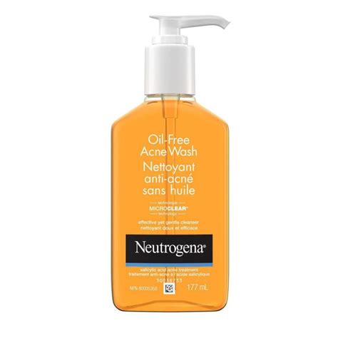 Neutrogena Oil-Free Acne Wash with Salicylic Acid 269ml (9.1oz ...