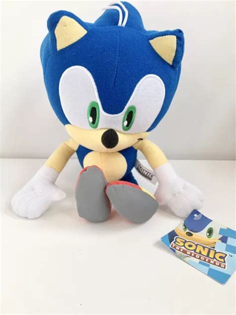 SONIC THE HEDGEHOG Plush 12" Stuffed Animal Authentic SEGA Toy Doll Official NWT $14.90 - PicClick