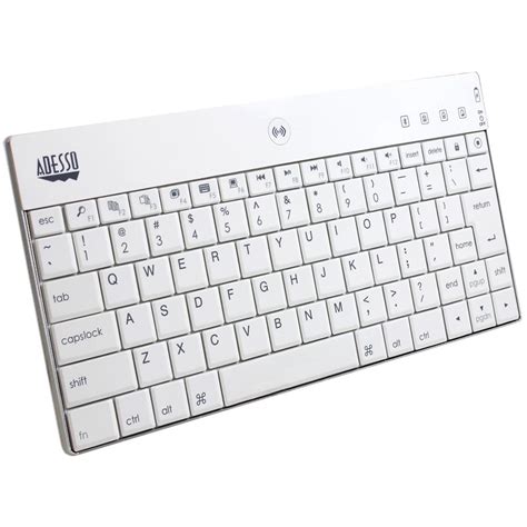 Adesso Bluetooth Mini Keyboard 1000 for iPad (White) WKB-1000BW