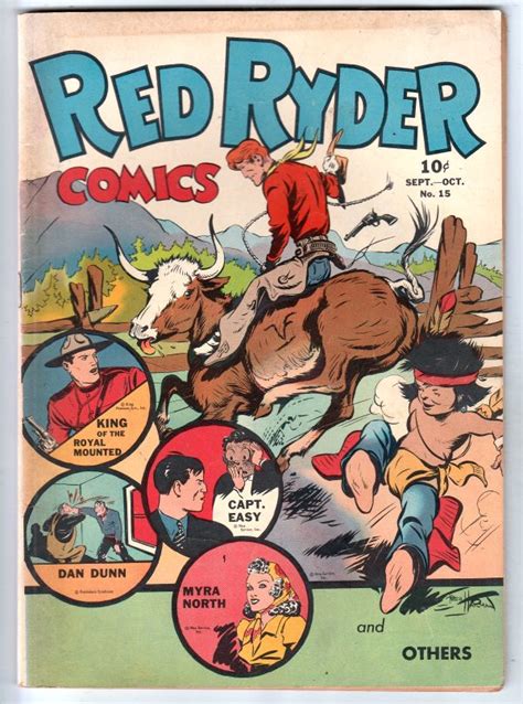 Red Ryder Comics #15 (Sep-43) FN- Mid-Grade Red Ryder | Comic Books - Golden Age, Red Ryder ...