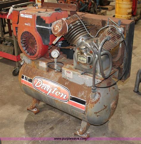 Dayton 3Z999 air compressor in Junction City, KS | Item V9203 sold | Purple Wave