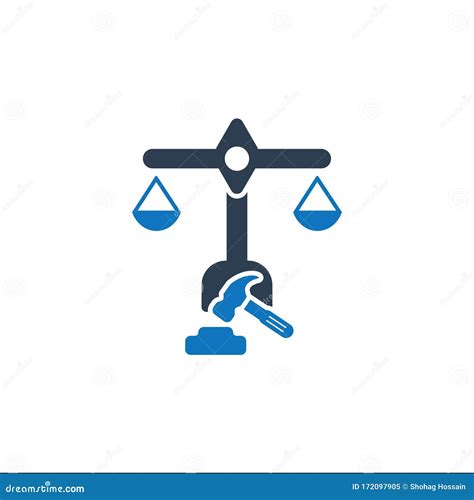 Business Law Icon. stock vector. Illustration of beautiful - 172097905