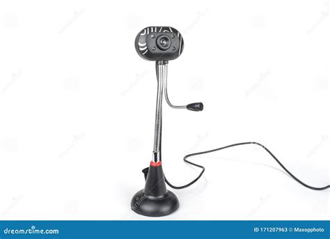 USB Camera and Microphone for Computer or Laptop Stock Image - Image of media, quickcam: 171207963