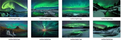 Aurora Borealis theme for Windows 10, 8, and 7