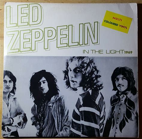 popsike.com - Led Zeppelin Bootleg Double LP— In The Light 1969 COLORED ...