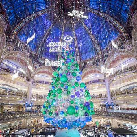 Celebrate Christmas in Paris at Galeries Lafayette