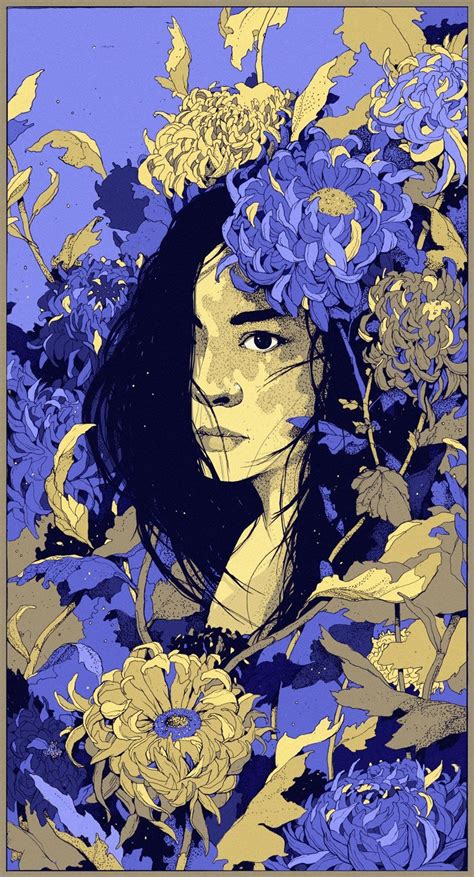 by Simon Prades, Digital, Line, Line with Color, Mixed Media, Pen & Ink, Botanical, Music ...