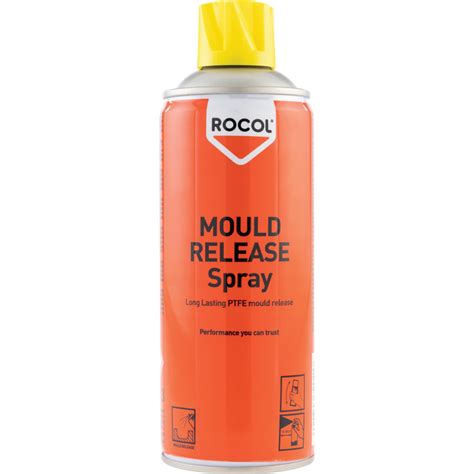 Rocol Mould Release Spray, Aerosol , PTFE , 400ml , 72021 | Cromwell Tools