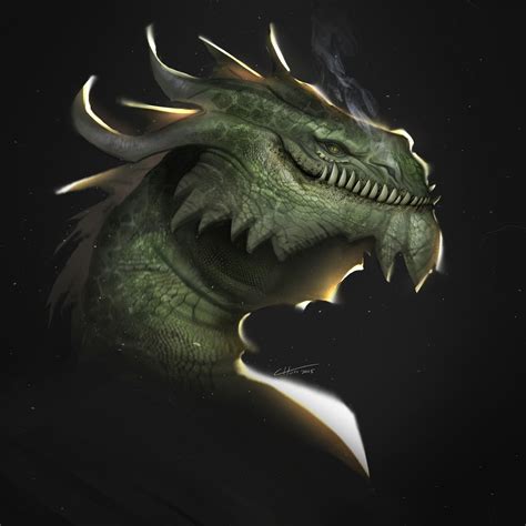 Dragon head sketch #1, Victor Fernández | Dragon artwork, Fantasy ...