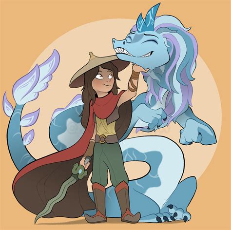 Raya and Sisu (Raya and the last dragon fanart) by JayferDraw on DeviantArt