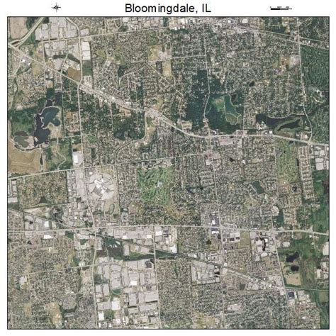 Aerial Photography Map of Bloomingdale, IL Illinois