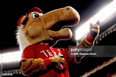 Texas Rangers Mascot Photos and Premium High Res Pictures - Getty Images