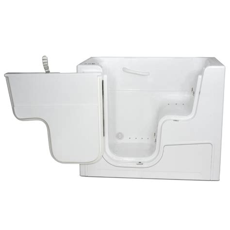 Shop Endurance Endurance Tubs 29-in L x 53-in W x 42-in H White Fiberglass Rectangular Walk-in ...