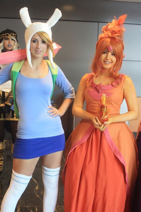 Flame Princess and Fionna Cosplay - Adventure Time With Finn and Jake ...