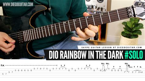 Rainbow in the Dark Solo Tab | Guitar Lessons over Skype / Zoom