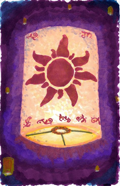 Rapunzel's Lantern Painting by ShannonCorinne on DeviantArt – Tangled Lantern Painting ...