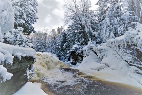 Keweenaw's Frozen Waterfalls