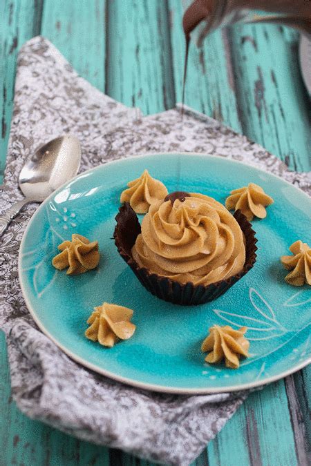 Dark Chocolate Peanut Butter Mousse Cups | The Girl in the Little Red Kitchen | Recipe | Peanut ...