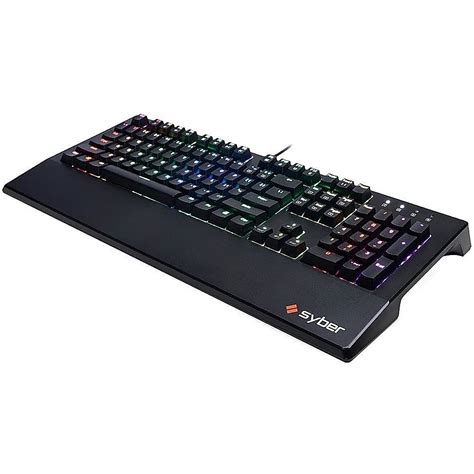 Cyberpowerpc Syber K1 Wired Mechanical Kontact Brown Switch Keyboard With Rgb Back Lighting ...