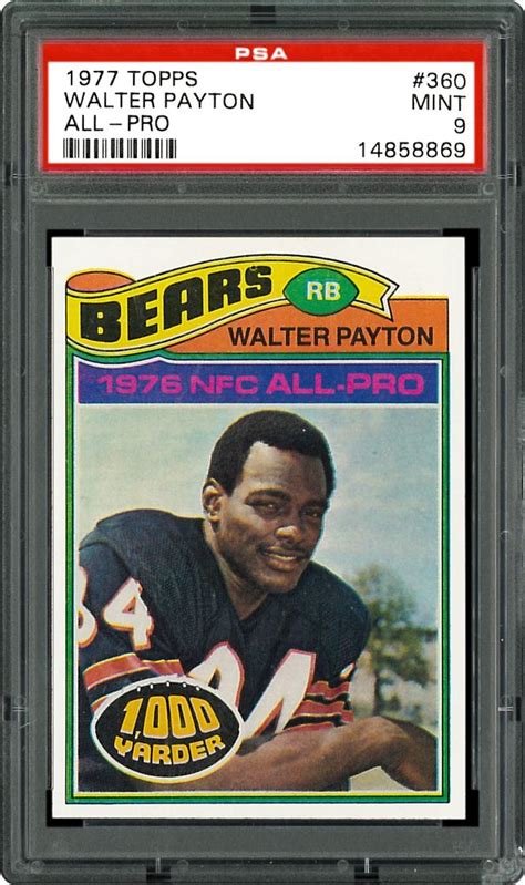 1977 Topps Walter Payton (All-Pro) | PSA CardFacts®