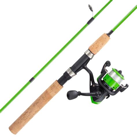 5 ft. 2 in. Fiberglass Fishing Rod and Reel Starter Set - 2000 Aluminum ...