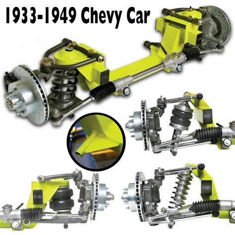 1933-1949 CHEVY CAR Mustang II 2 IFS Front End Suspension Disc Brake Kit v8 $2,178.06 - PicClick CA