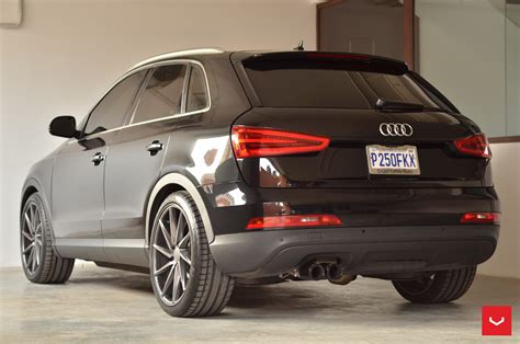 Black Audi Q3 On Vossen VVSCVT Custom Wheels — CARiD.com Gallery