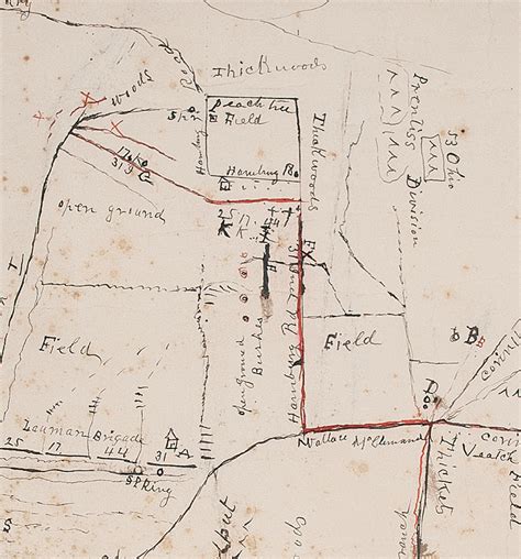 Hand-drawn map of the Battle of Shiloh sold at auction by Cowan’s – The ...