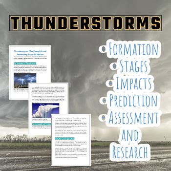 Thunderstorm Formation, Stages and Impacts by Coffee and Science with Mr B