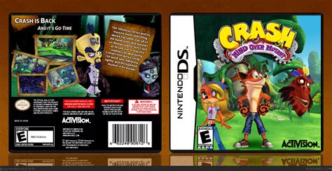 Crash Bandicoot: Mind Over Mutant Nintendo DS Box Art Cover by ...