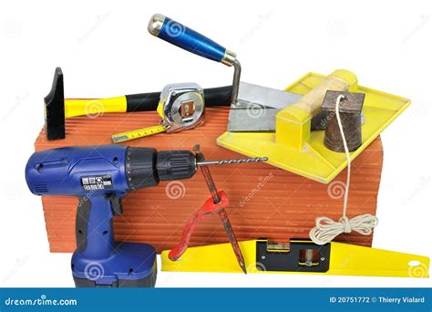 -tools Masonry Two Stock Photography - Image: 20751772