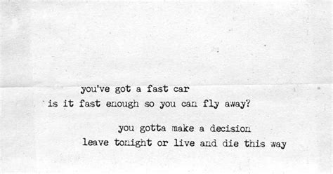 Fast Car Lyrics | This Wallpapers