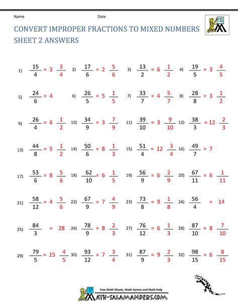 Convert Improper Fraction