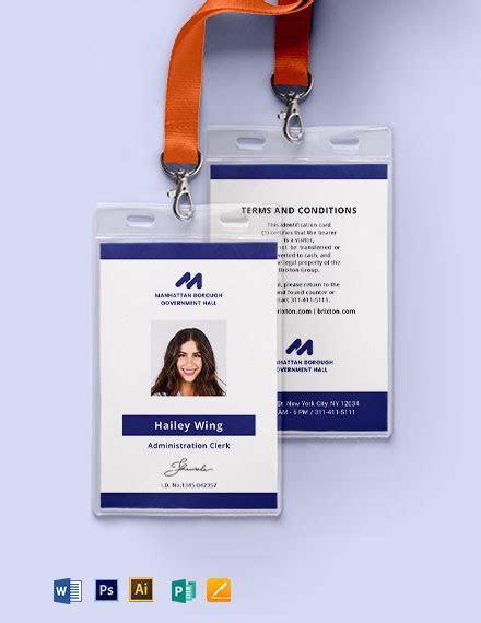 Employee Id Card Template | Master Template