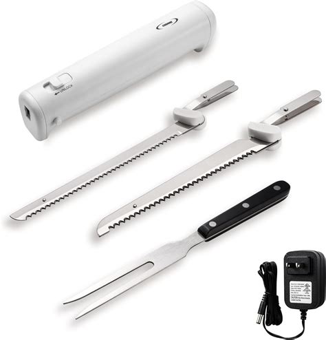 Cushore Professional Cordless Rechargeable Easy-Slice Electric Knife ...