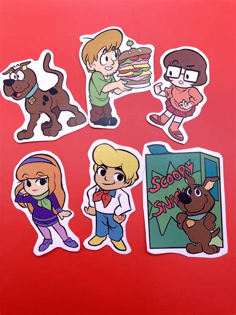 Scooby Doo Sticker Set | Genten Art