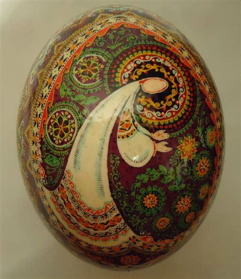 Ukrainian Pysanka by Oleh K, Ostrich Easter egg Pysanky | Easter eggs ...