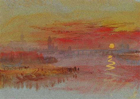 The Scarlet Sunset by Joseph Mallord William Turner | USEUM