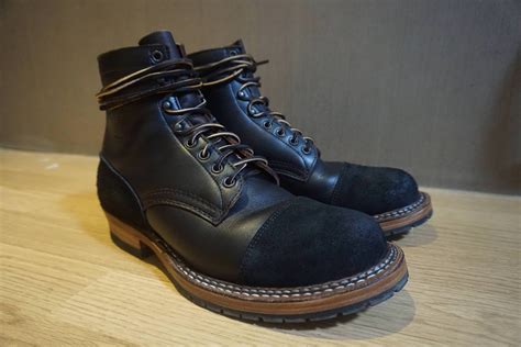 White's Custom Bounty Hunters in Brown Dress/Black Roughout : goodyearwelt