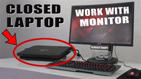 How do I turn off my laptop screen when using an external monitor Windows 10 - YouTube