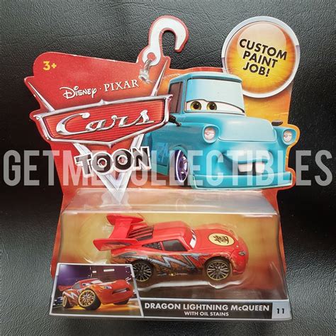 DISNEY PIXAR CARS TOON DRAGON LIGHTNING MCQUEEN OIL STAINS TOKYO MATER SAVE 6% | eBay