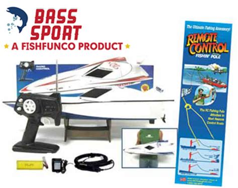 Bass Pro remote control fishing boat, Drive the worm far with a r/c fishing boat!