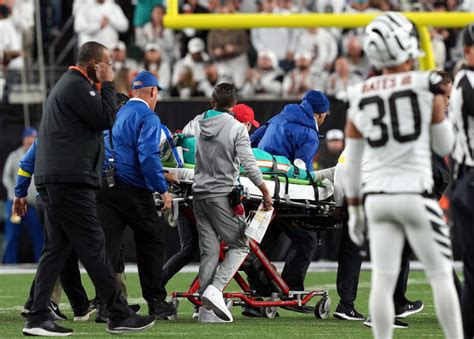 Dolphins QB Tua Tagovailoa carried off field after brutal hit. Should ...