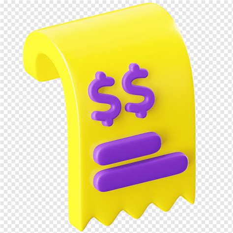 Invoice, bill, receipt, document, shopping, dollar, 3d icon, png | PNGWing