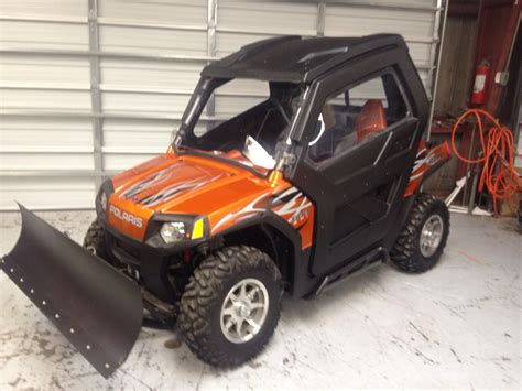 SOLD. 2009 Polaris RZR 800 50" 2100 miles, winch, plow, full cab ...