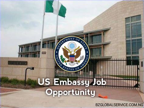 US, American Embassy Job Vacancy for Graduate and Non-Graduate| Nigeria - BZ NEWS 24/7