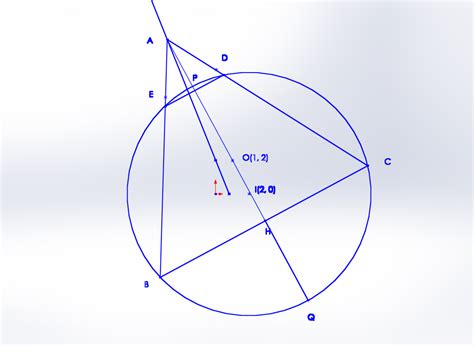 geometry - $\triangle ABC$ is an equilateral triangle with circumcentre ...