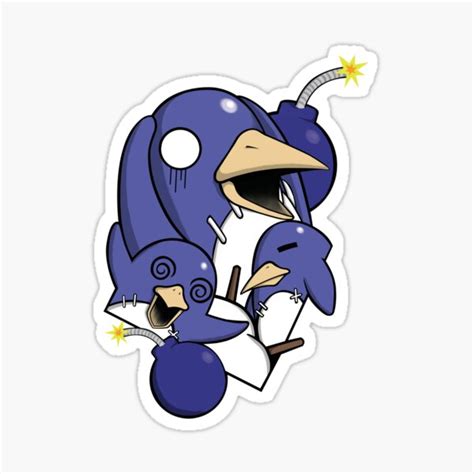 "Prinny's Explosion" Sticker for Sale by IceGirl84 | Redbubble