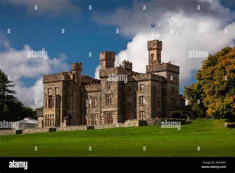 Lews Castle in Stornoway on the Isle of Lewis, Scotland, UK Stock Photo ...